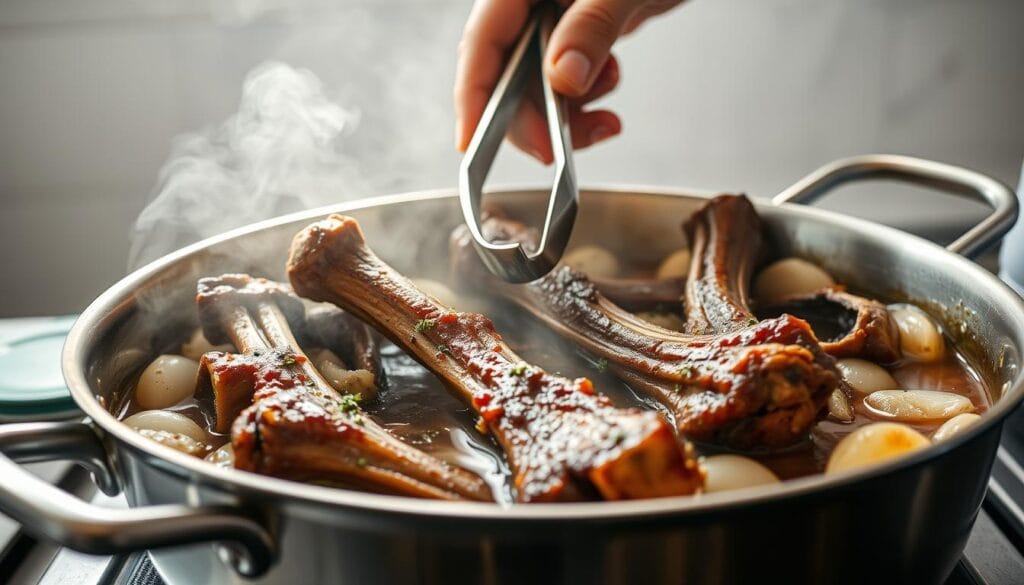 Braising beef neck bones technique Braising beef neck bones technique