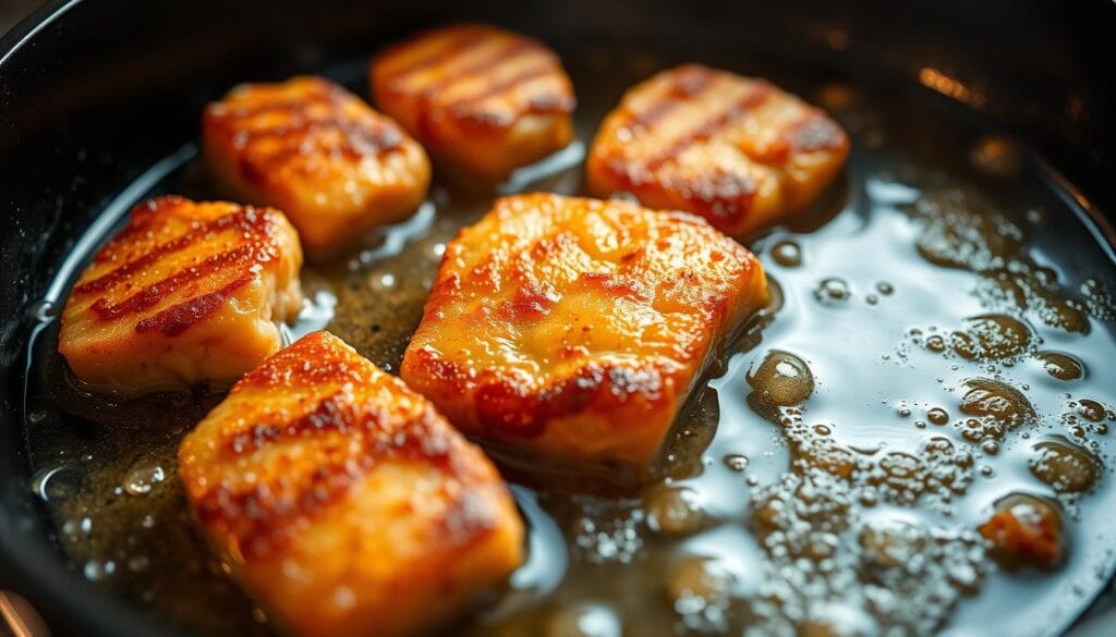 Crispy Salmon Bites Cooking Process Crispy Salmon Bites Cooking Process