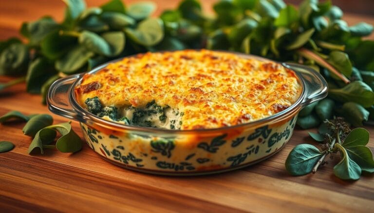 Crunchy Spinach Casserole