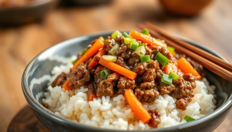 Korean Ground Beef Bowl