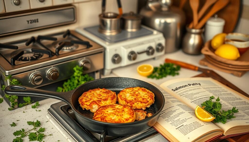 Vintage Salmon Patty Cooking Methods Vintage Salmon Patty Cooking Methods
