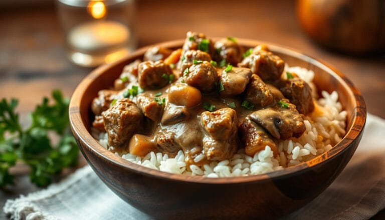 easy beef stroganoff recipe