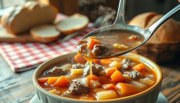 old fashioned vegetable beef soup recipe