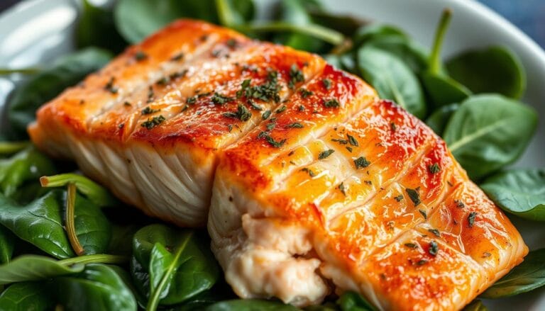 salmon and spinach recipe