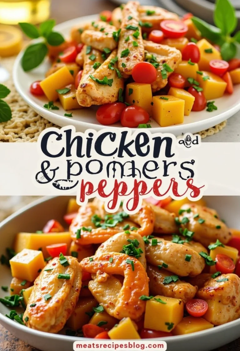 Chicken And Peppers recipe